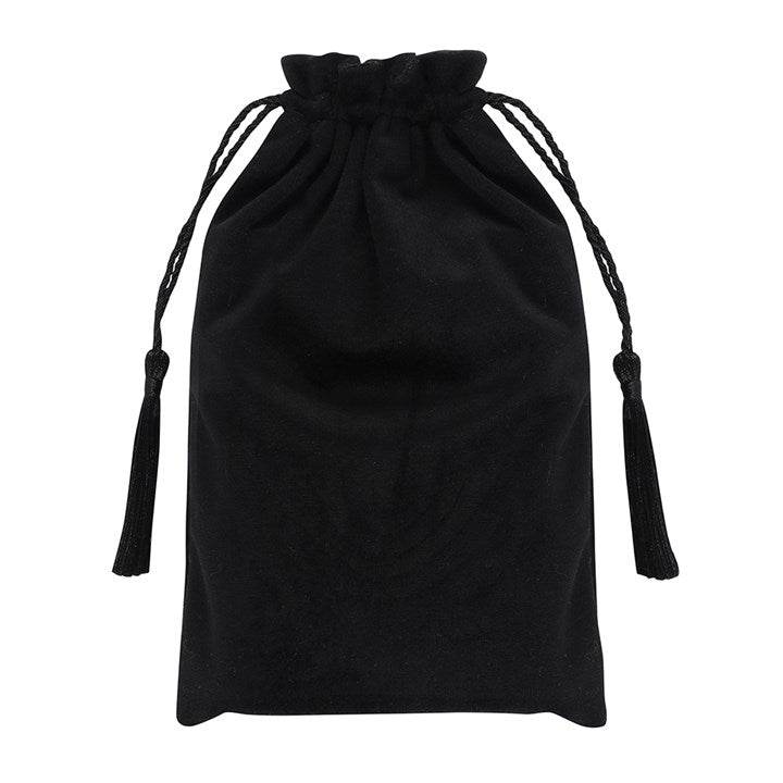 Black Moon Tarot Cards Drawstring Pouch