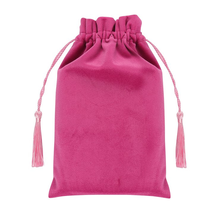 Pink Tarot Card Pair Tarot Cards Drawstring Pouch