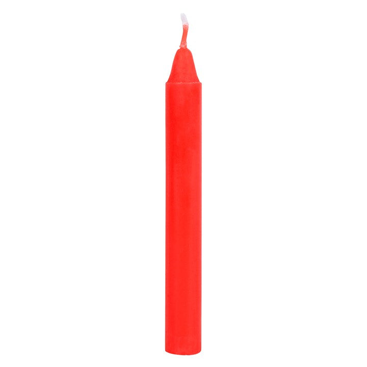 Set of 12 Red 'Love' Spell Candles