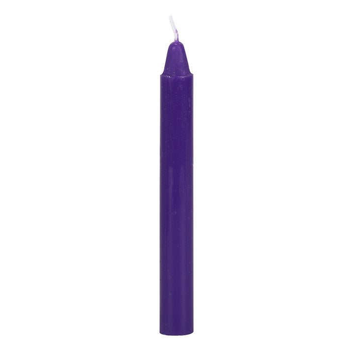 Set of 12 Purple 'Prosperity' Spell Candles