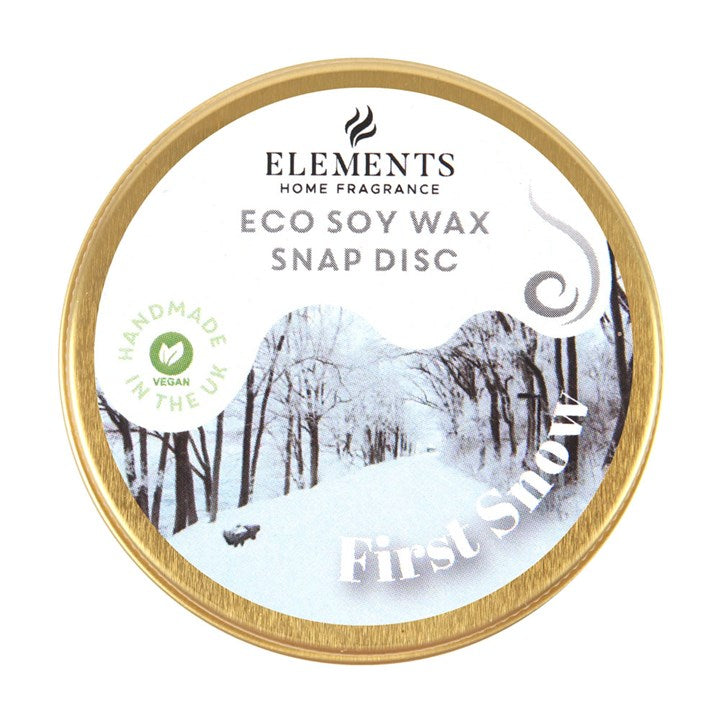 First Snow Soy Wax Snap Disc