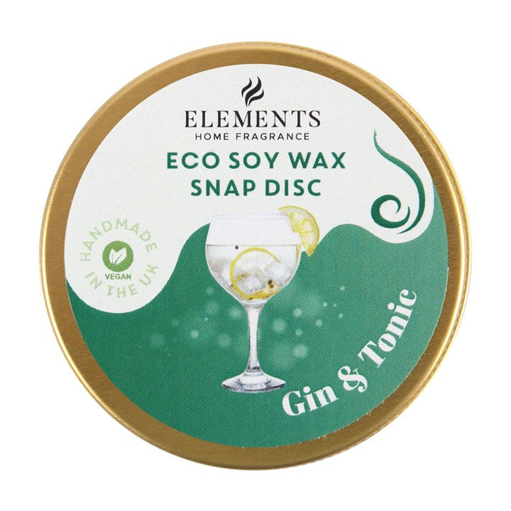 Gin & Tonic Soy Wax Snap Disc