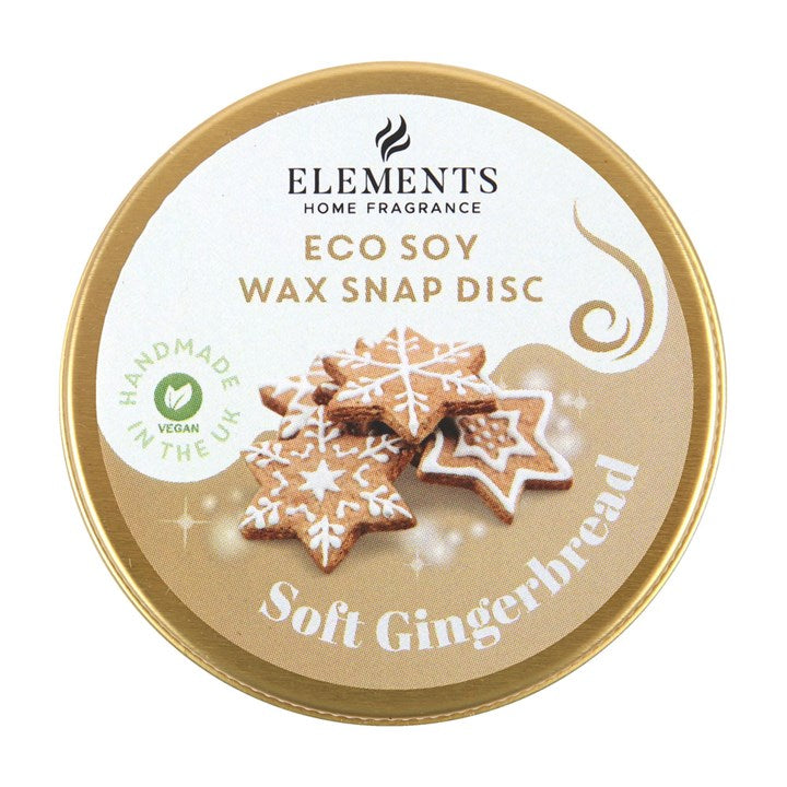 Soft Gingerbread Soy Wax Snap Disc