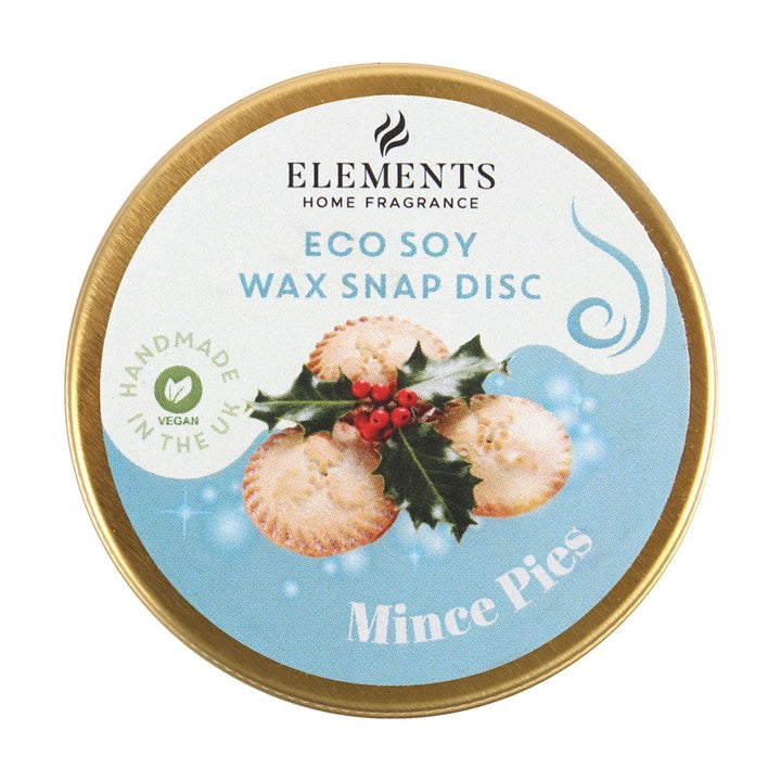 Mince Pies Soy Wax Snap Disc