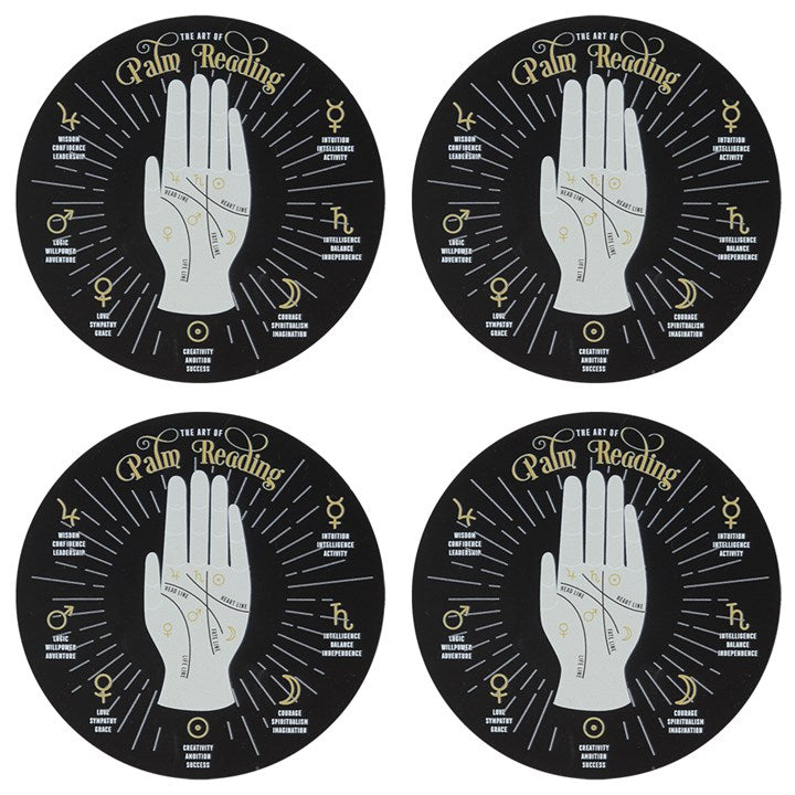 Palm Reading Coaster Set