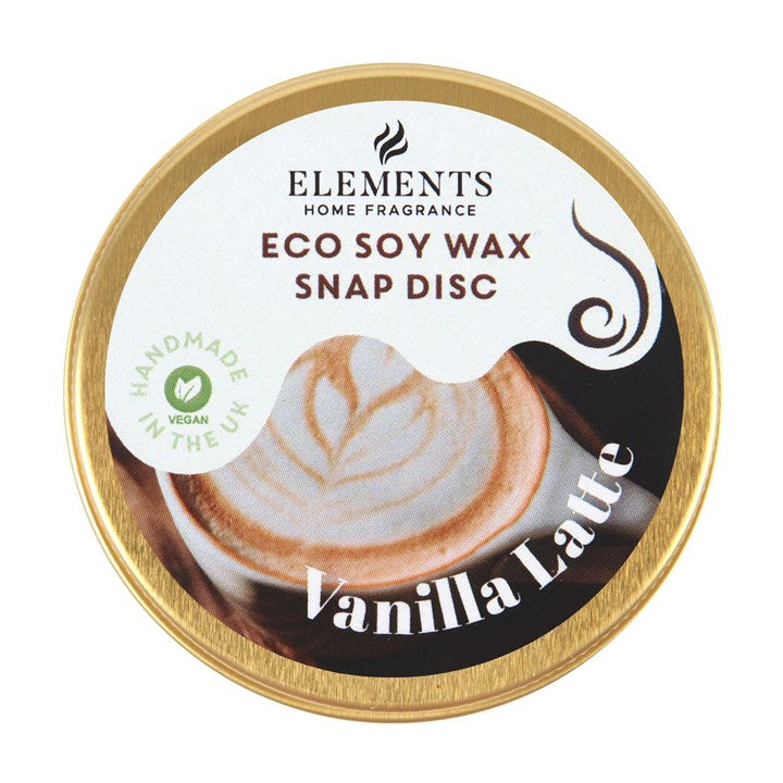 Vanilla Latte Soy Wax Snap Disc