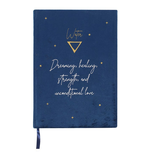 Water Element Velvet A5 Notebook