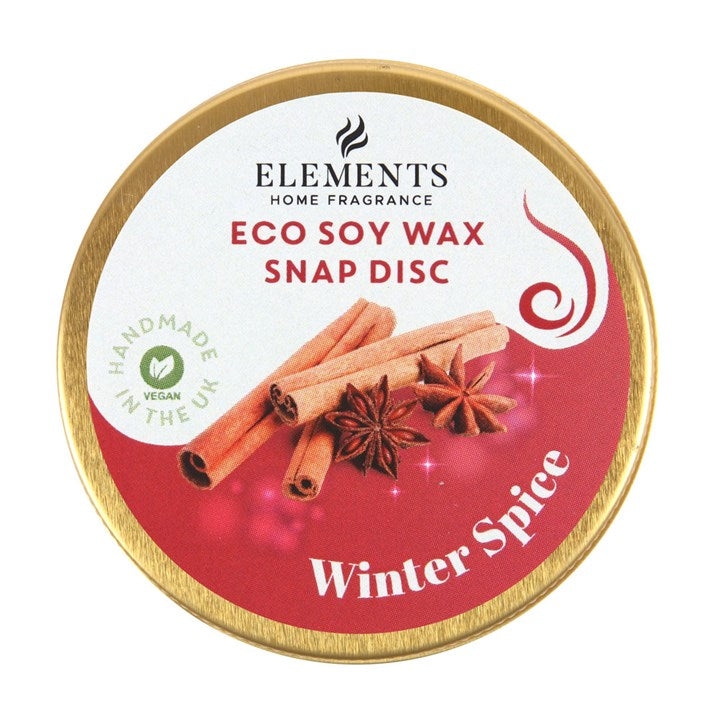 Winter Spice Soy Wax Snap Disc