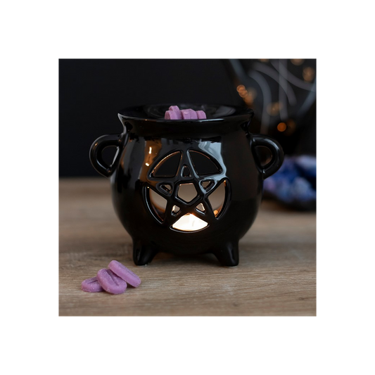 Pentagram Cauldron Wax & Oil Burner