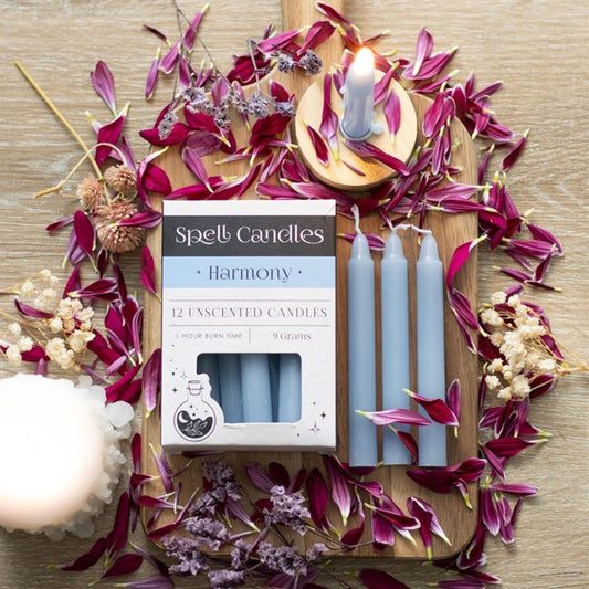 Pack of 12 Harmony Spell Candles