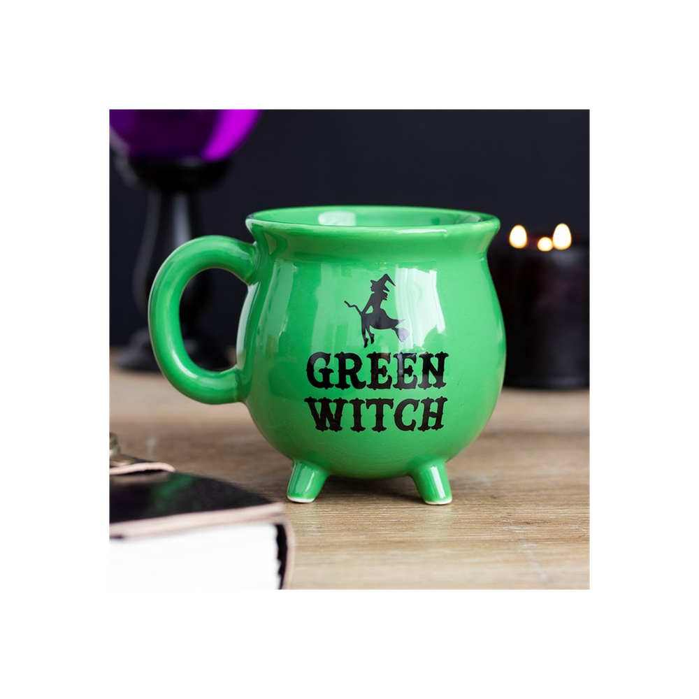 Green Witch Cauldron Mug