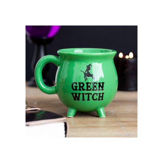 Green Witch Cauldron Mug