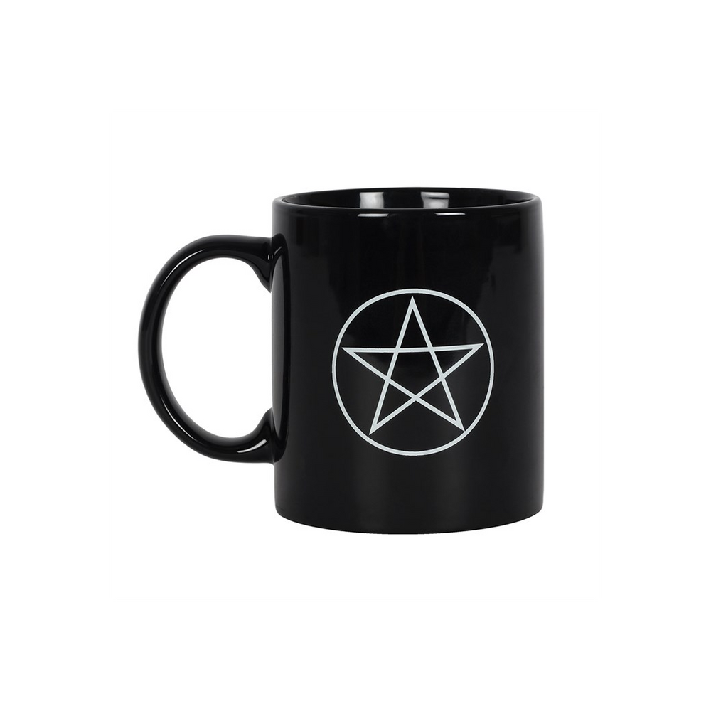 Pentagram Black Mug