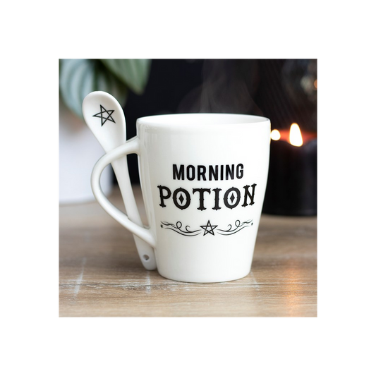 Morning Potion Mug and Spoon Set