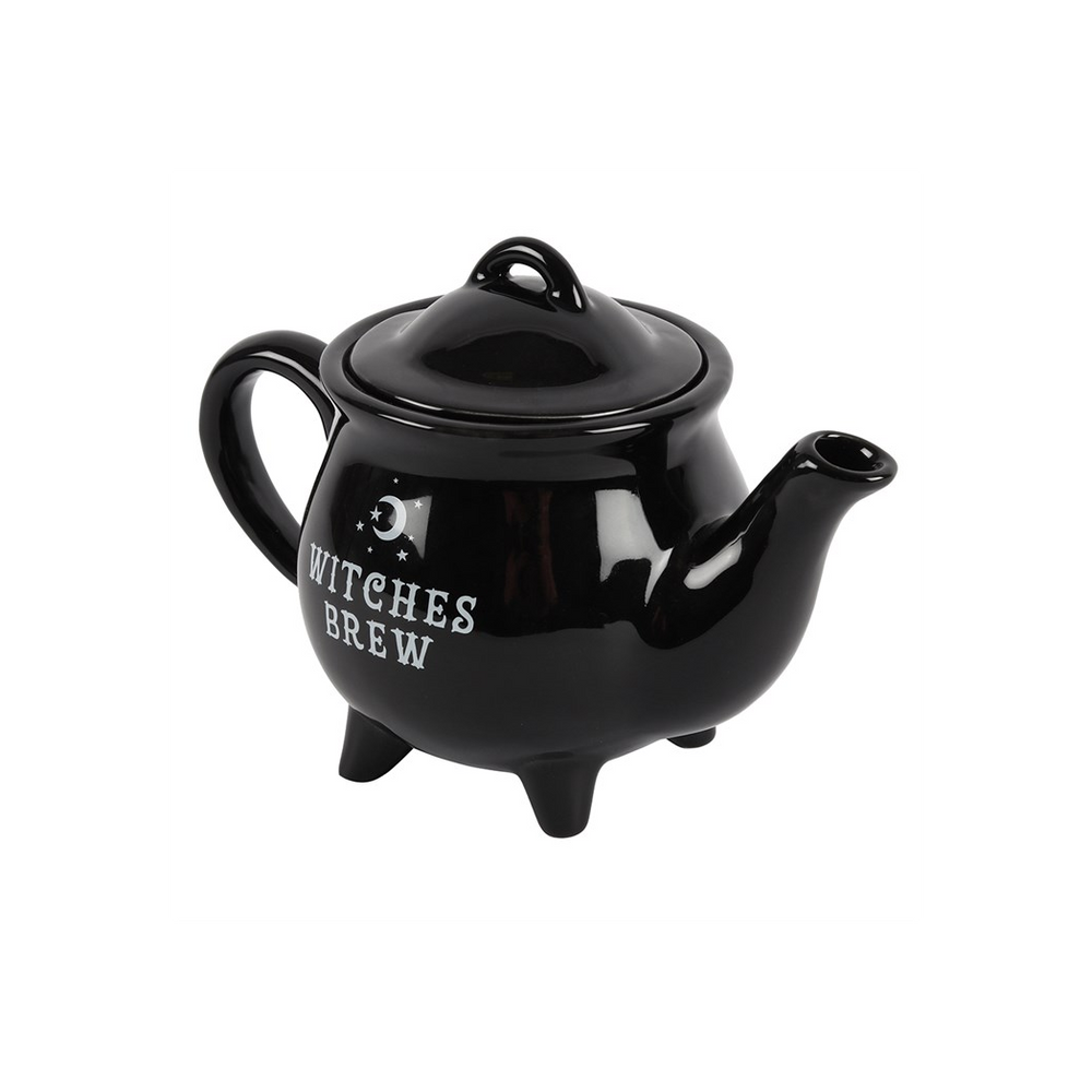 Witches Brew Black Ceramic Tea Pot