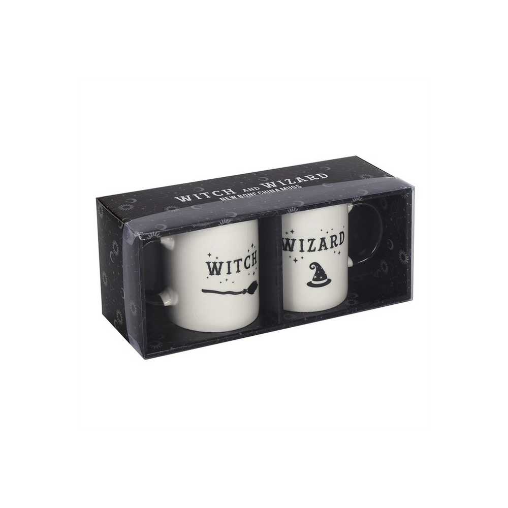 Witch and Wizard Mug Set