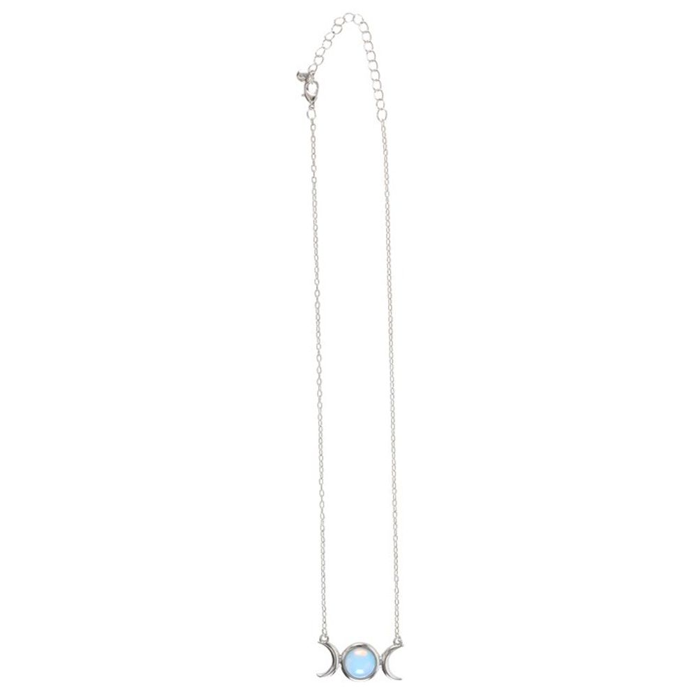 Opalite Triple Moon Necklace Card